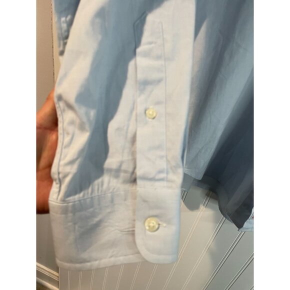 Vineyard Vines Mens Classic Fit Murray Shirt Light Blue Cotton/Spandex Size L - Picture 4 of 12